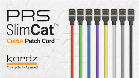 Kordz Product Overview PRS SlimCat Patch Cord YouTube