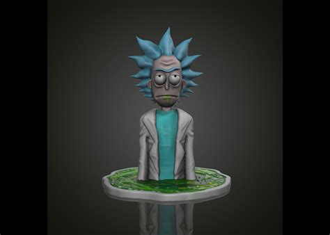 Rick And Morty 3D Model 3D Printable CGTrader