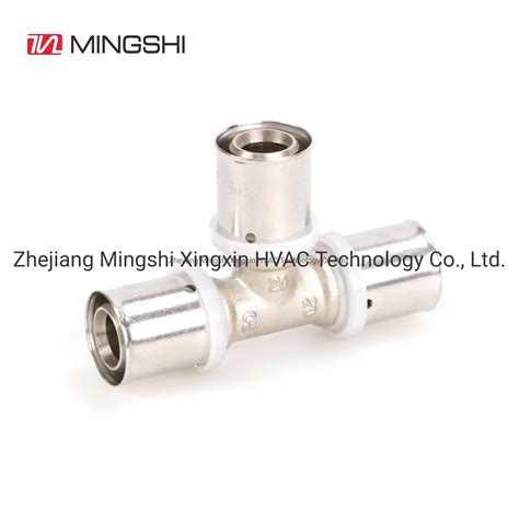 High Standard Pex Multilayer Fitting Brass Press Water Fitting