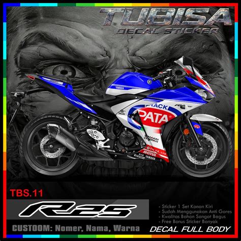 Jual Decal Sticker Full Body R25 Dekal Stiker Striping Standar