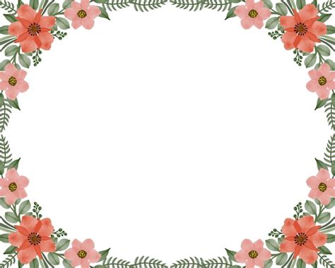 Simple Flower Clipart Border | Best Flower Site