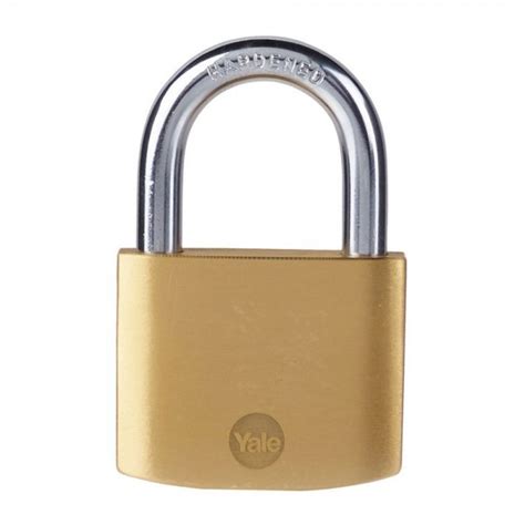 Yale Brass Padlock 50mm Saunderson Security