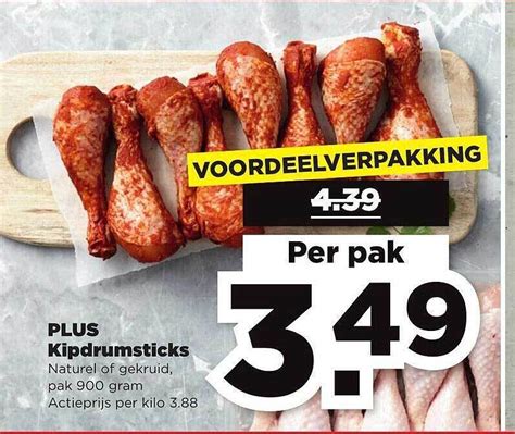 Plus Kipdrumsticks Aanbieding Bij PLUS