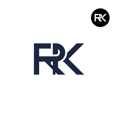 Letter Rk Monogram Logo Design 27307604 Vector Art At Vecteezy