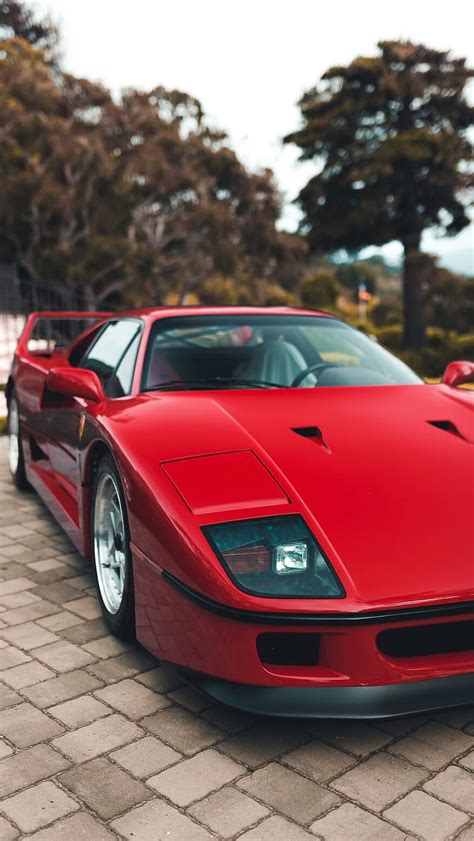 720p Free Download Ferrari F40 Ferrari F40 Red Car Hypercar