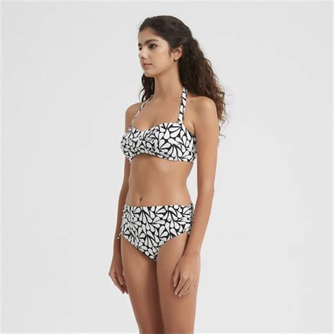 Be You High Waist Ruched Front Bikini Bottom Studio