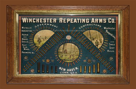 Firearms Winchester Repeating Arms Vintage Ammo Display 01 Photograph By Thomas Woolworth Fine