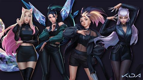 Kda 2020 Ahri Kaisa Akali Evelynn The Baddest Lol League Of