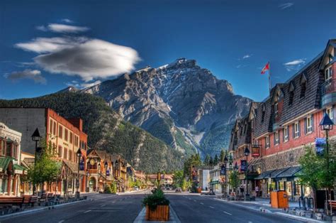 Beautiful Town In The Shadow Of A Mountain Hdr Wallpaper Nature And