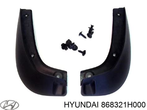 868321H000 Hyundai Kia Faldilla Guardabarro Delantera Derecha