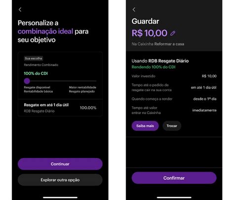 Caixinha Do Nubank Vale A Pena Saiba Quanto Rende E Como Funciona