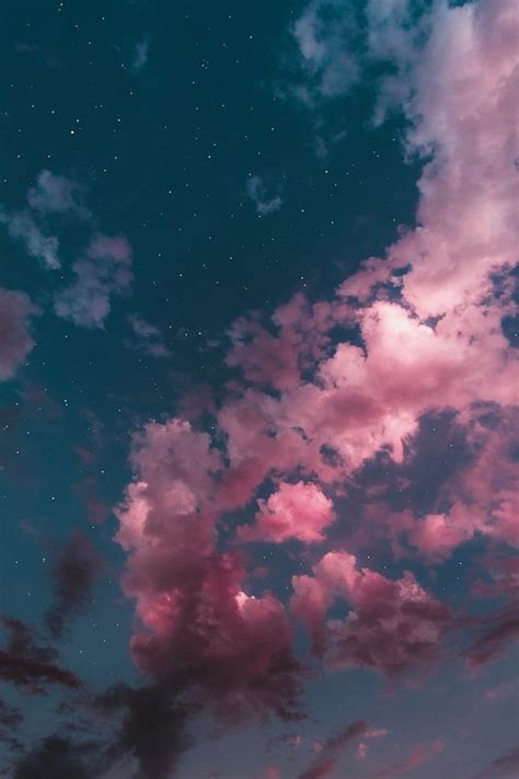 Beautiful Reflecting Clouds In The Sky Aesthetic Clouds Landscape Hd Phone Wallpaper Pxfuel