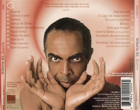 Car Tula Trasera De Gilberto Gil Quanta Portada