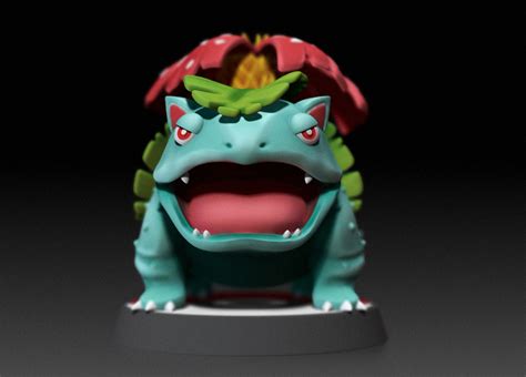 STL file Venusaur - FAN ART - POKÉMON FIGURINE - 3D PRINT MODEL・3D print design to download・Cults