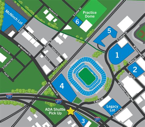 Bank Of America Stadium Parking Guide Seatgraph