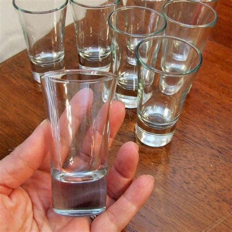 8 Shot Glasses 8 Glass Shot Set Liqueur Glasses Barware Whiskey