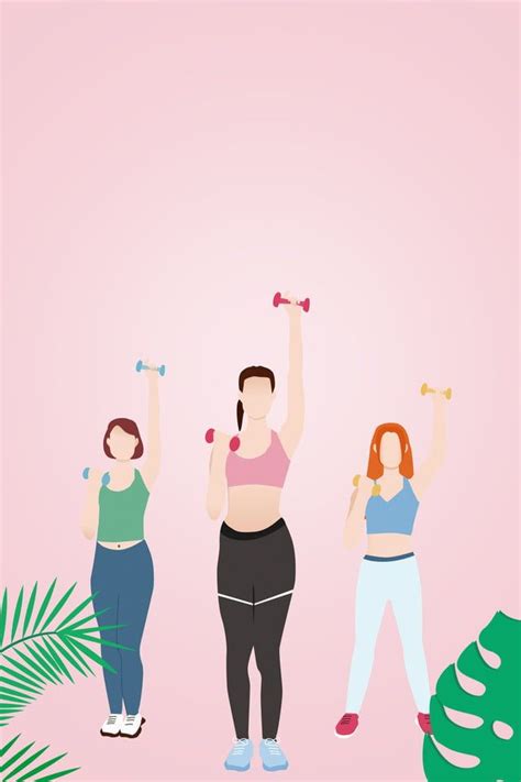 Gym Fitness Club Pink Background Fitness Flyer Fitness Club Fitness