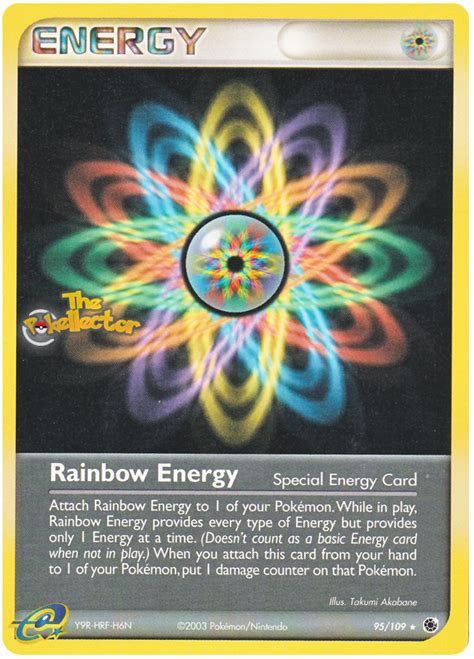 Rainbow Energy Ex Ruby Sapphire Pok Mon Karty