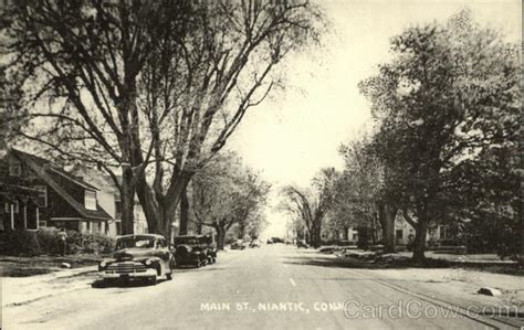 Main Street Niantic Ct Postcard