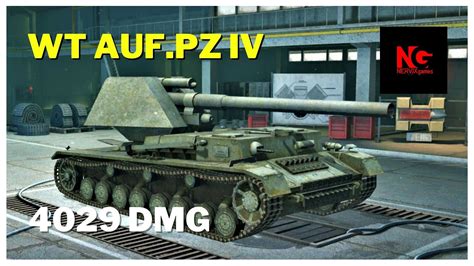 WT Auf Pz IV 4029 DMG 4KILLS Wot Blitz YouTube