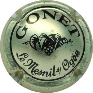 Capsule De Champagne Gonet S Rie Grand Cercle Or P Le Et Noir C Te