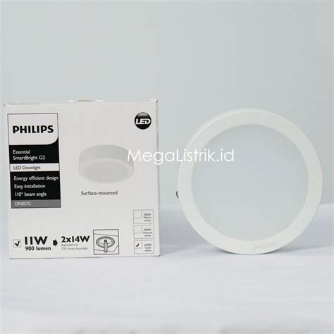 Jual Philips Lampu Led Downlight 11 Watt 11w Dn027c Led9 6 Outbow