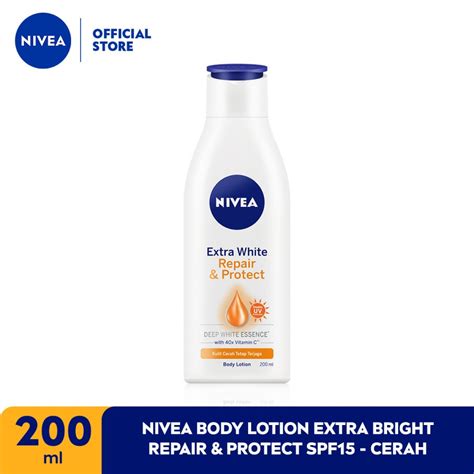 Jual Nivea Body Lotion Extra Bright Repair Protect Ml Shopee