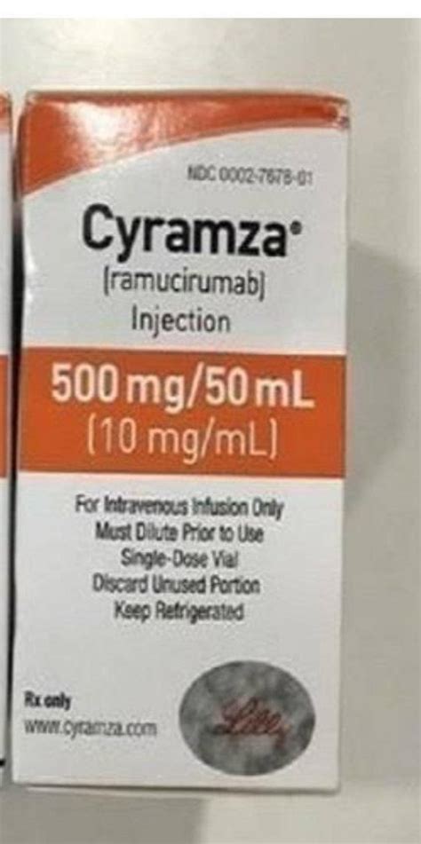 Cyramza Ramucirumab Injection at Rs 155000/vial | Anti Cancer Medicines in Ahmedabad | ID ...