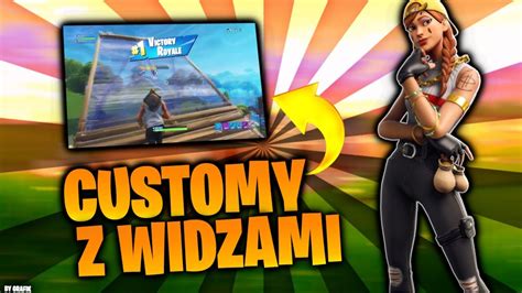 Gramy W Fortnite Customy Gryzwidzami Na Ywo Epicpartner Live