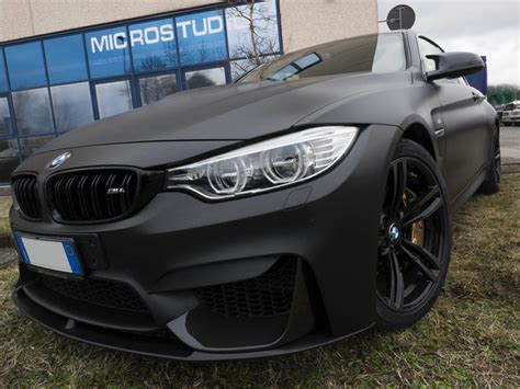 Car Wrapping Bmw M4 Metallic Matte Black