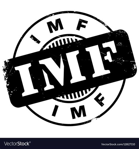 Imf Rubber Stamp Royalty Free Vector Image Vectorstock