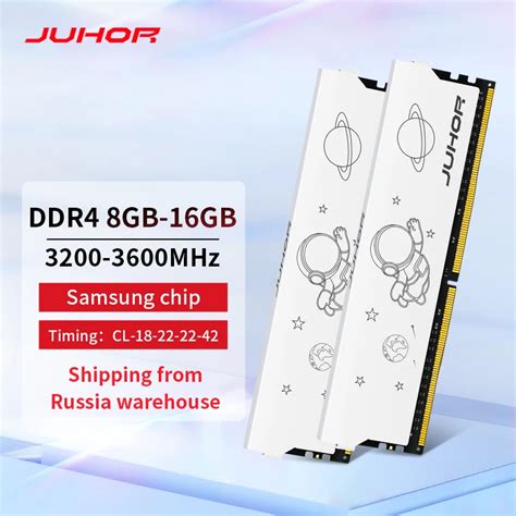 JUHOR Desktop Gaming Dual Channel Mem Ria Dimm RAM DDR4 8GB 16GB