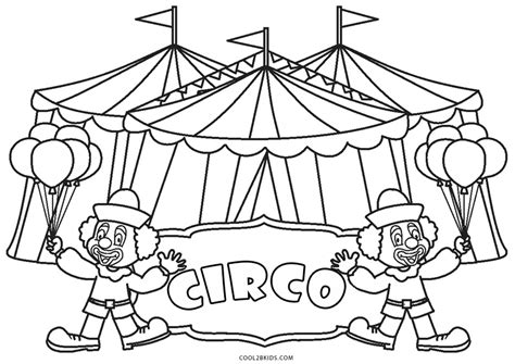 Desenhos De Circo Para Colorir P Ginas Para Impress O Gr Tis