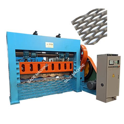 Flattenedd Heavy Expanded Metal Mesh Making Machine China Aluminum