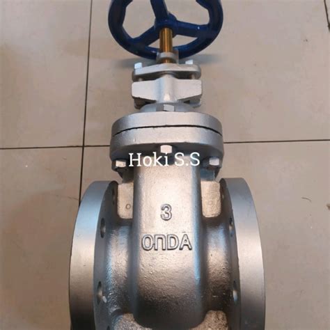 Jual Gate Valve Onda Cast Iron Jis K Flange Inch Dn Shopee