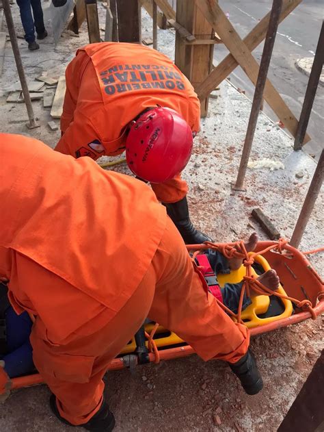 Homem cai de quase 2 metros de altura em construção inacabada em Gurupi