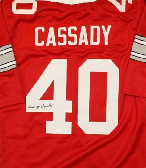 Howard Hopalong Cassady Autographed Jersey Ohio State