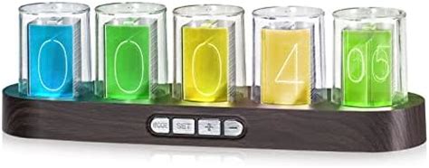 Cadmos Nixie Tube Clock Glow Tubes Analog Clock Creative Retro Digital