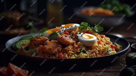 Premium Ai Image Illustration Of Various Fried Rice Dishes From Around The World