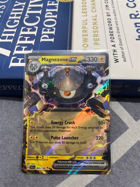 Pokemon Magnezone Ex Scarlet And Violet 65 198 Holo Rare TCG Card