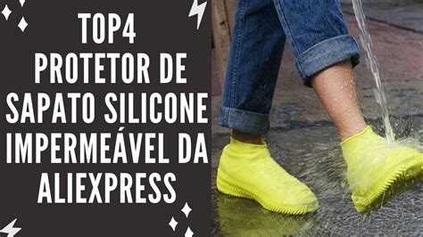 Top 4 Protetor De Sapato Silicone Impermeável Para Chuva Da Aliexpress