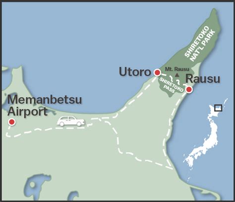 Shiretoko Peninsula Map