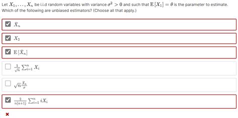 Solved Let X Xn Be I I D Random Variables With Variance Chegg