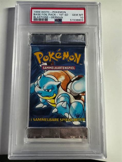 Wotc Pok Mon Booster Pack Psa Booster Pack Base Edition St