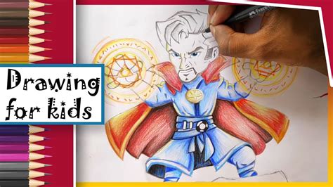 How To Draw Doctor Strange Drawing Doctor Strange Easy Step By Step