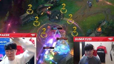 T1 Faker Support T1 Gumayusi AD Carry Tấu Hài Faker Stream Highlight