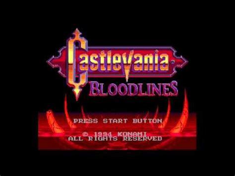 Castlevania Bloodlines Iron Blue Intention Stage Youtube