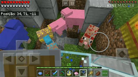 Como conseguir a sua própria ovelha rosa no Minecraft nova série 1