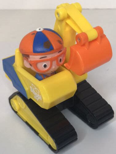 Blippi 3" Tall Excavator Construction Backhoe Mini Vehicle Toy ...