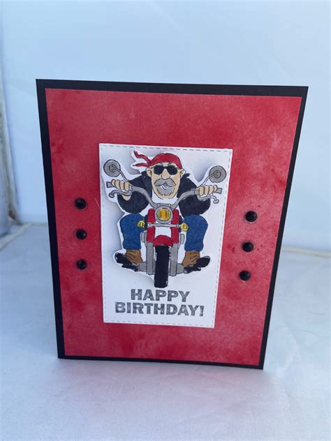 Funny Birthday Card Motorcycle Rider - Etsy